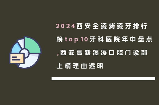 2024西安全瓷烤瓷牙排行榜top10牙科医院年中盘点，西安高新海涛口腔门诊部上榜理由透明
