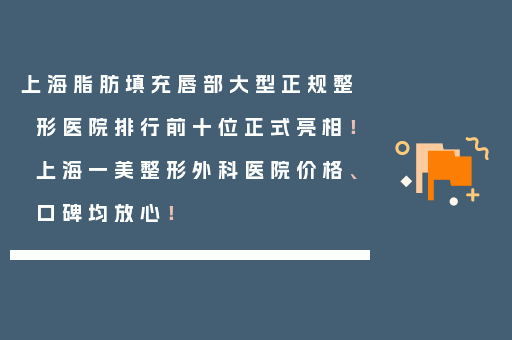 上海脂肪填充唇部大型正规整形医院排行前十位正式亮相！上海一美整形外科医院价格、口碑均放心！