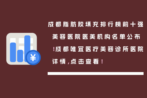 成都脂肪胶填充排行榜前十强美容医院医美机构名单公布！成都唯宜医疗美容诊所医院详情，点击查看！