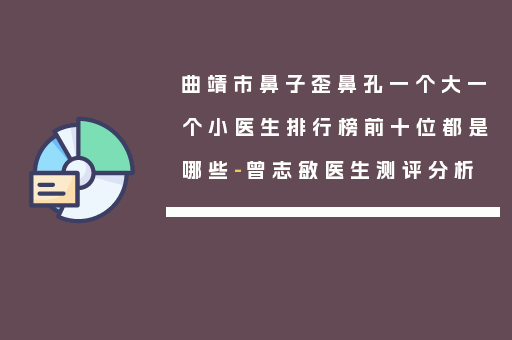 曲靖市鼻子歪鼻孔一个大一个小医生排行榜前十位都是哪些-曾志敏医生测评分析